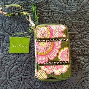 Vera Bradley green wristlet